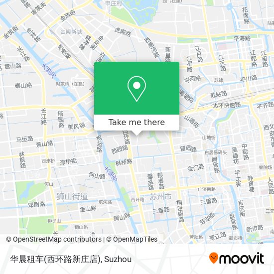 华晨租车(西环路新庄店) map