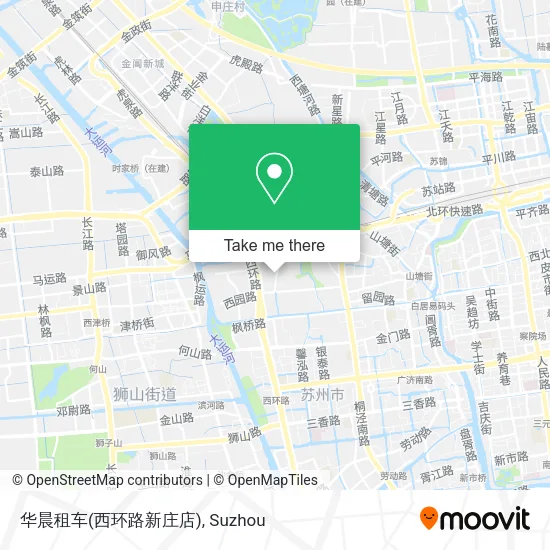华晨租车(西环路新庄店) map