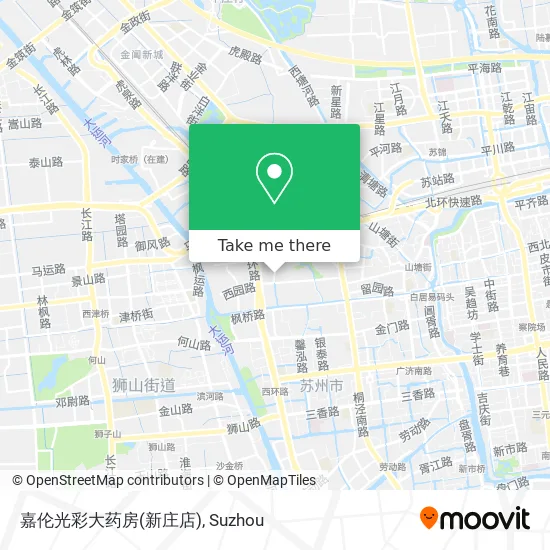 嘉伦光彩大药房(新庄店) map