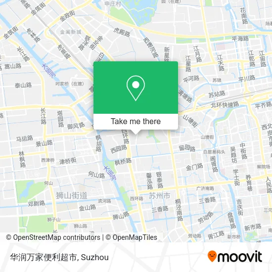 华润万家便利超市 map
