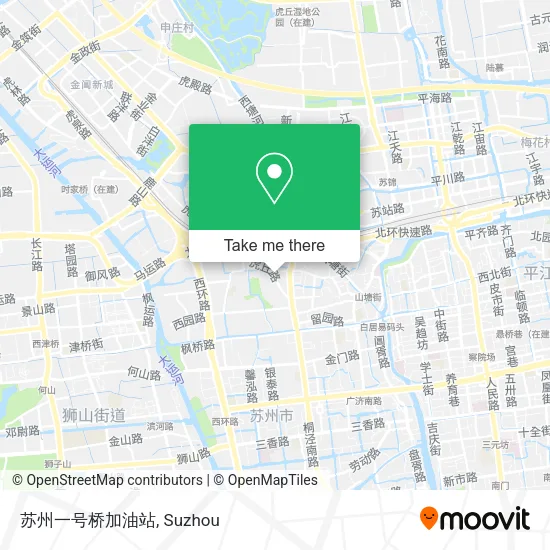苏州一号桥加油站 map