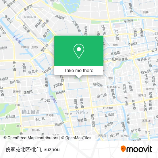 倪家苑北区-北门 map