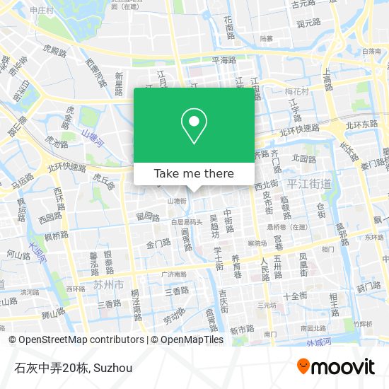 石灰中弄20栋 map