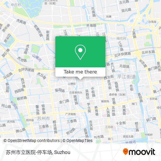 苏州市立医院-停车场 map