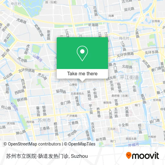 苏州市立医院-肠道发热门诊 map