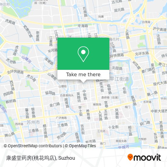 康盛堂药房(桃花坞店) map