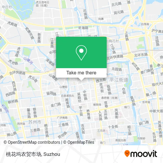 桃花坞农贸市场 map