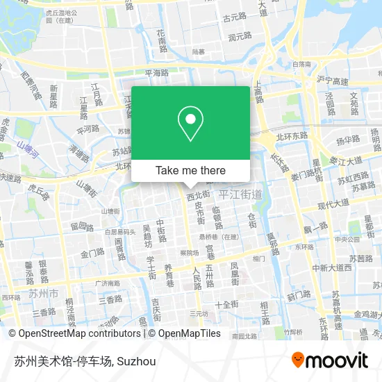 苏州美术馆-停车场 map
