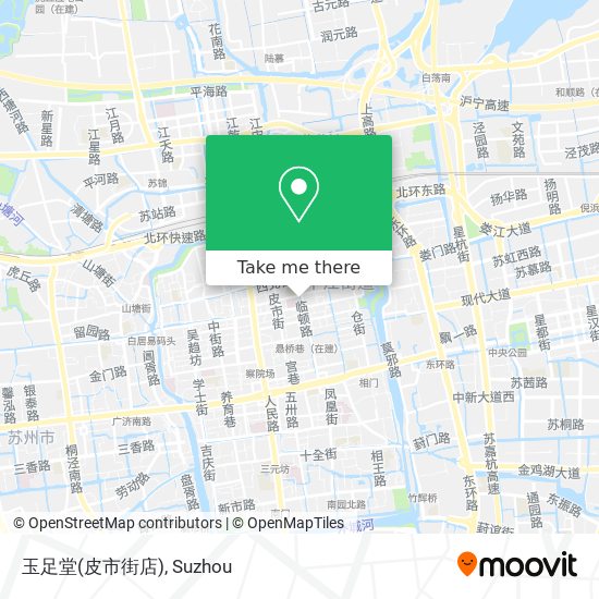 玉足堂(皮市街店) map