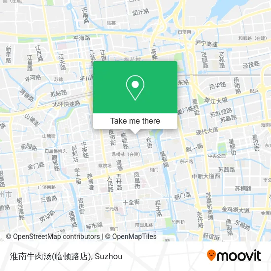 淮南牛肉汤(临顿路店) map