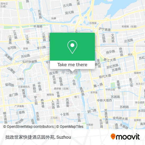 拙政世家快捷酒店园外苑 map