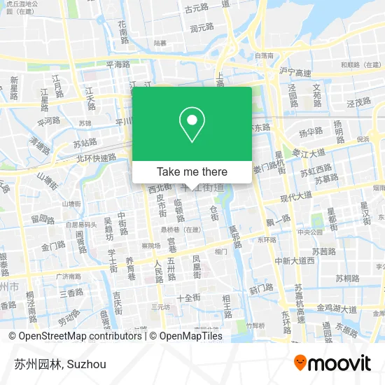 苏州园林 map