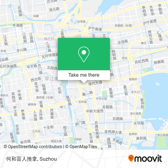 何和盲人推拿 map