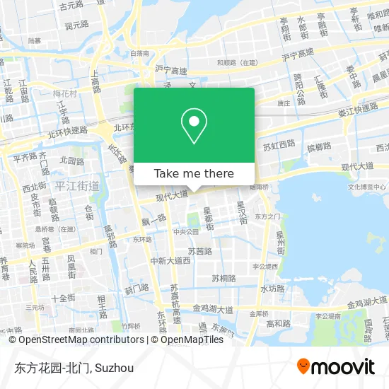东方花园-北门 map