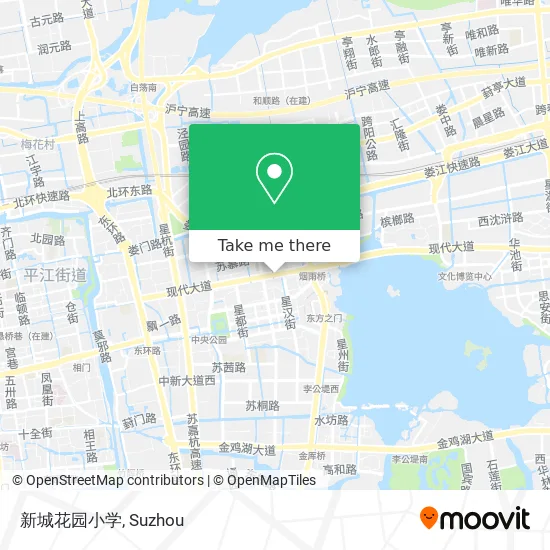 新城花园小学 map