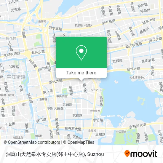 洞庭山天然泉水专卖店(邻里中心店) map