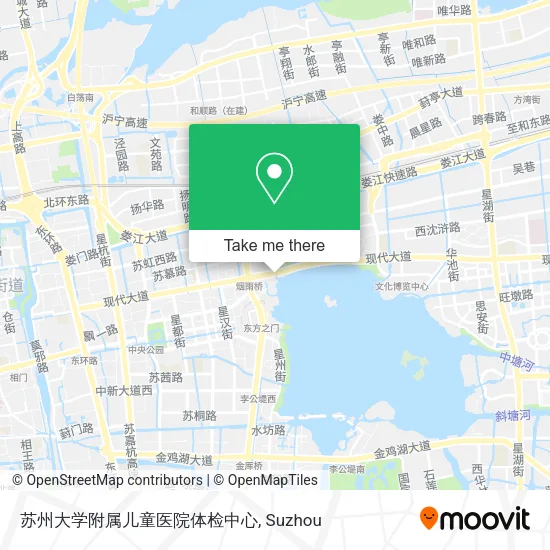 苏州大学附属儿童医院体检中心 map