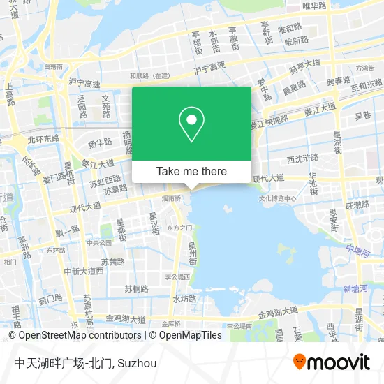 中天湖畔广场-北门 map