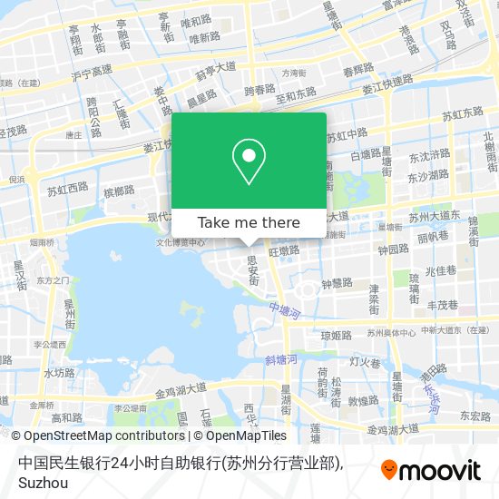 中国民生银行24小时自助银行(苏州分行营业部) map