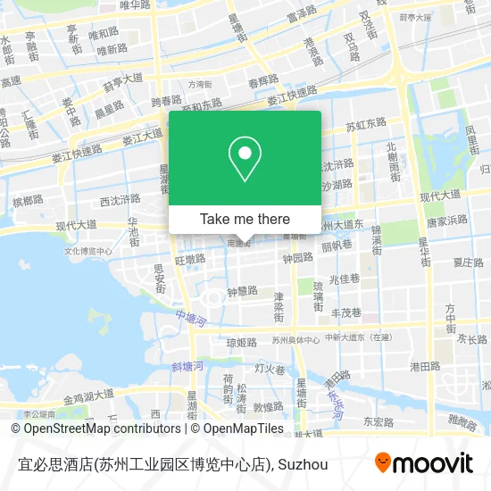 宜必思酒店(苏州工业园区博览中心店) map