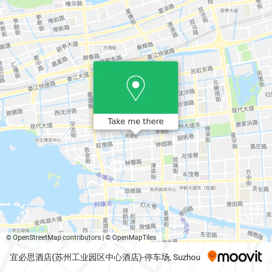 宜必思酒店(苏州工业园区中心酒店)-停车场 map