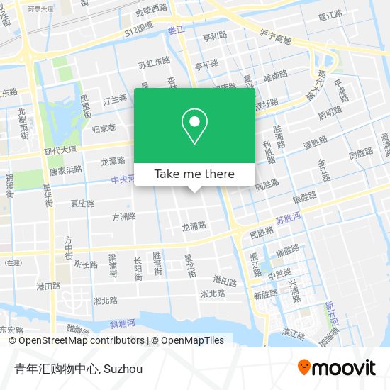 青年汇购物中心 map