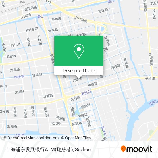 上海浦东发展银行ATM(瑞慈巷) map