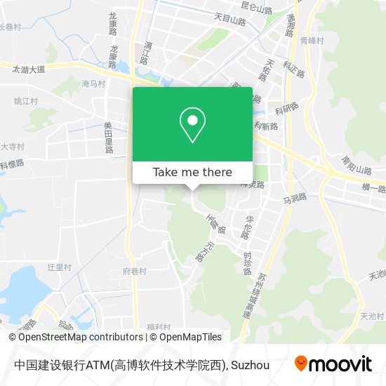 中国建设银行ATM(高博软件技术学院西) map