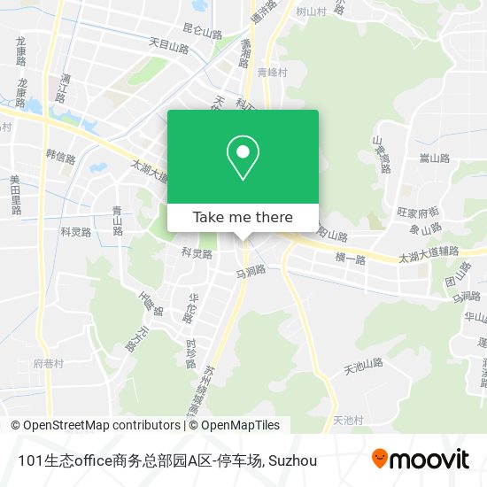 101生态office商务总部园A区-停车场 map