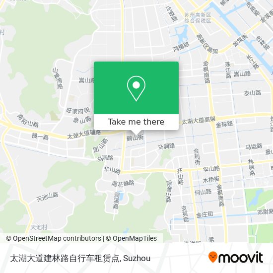 太湖大道建林路自行车租赁点 map