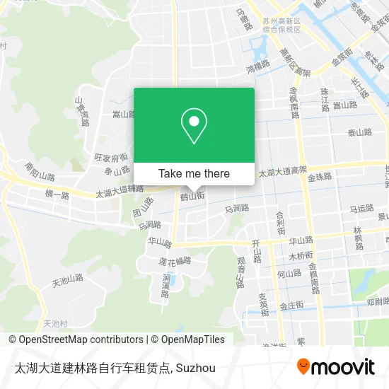 太湖大道建林路自行车租赁点 map