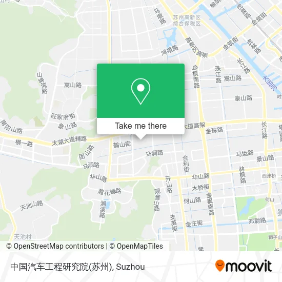 中国汽车工程研究院(苏州) map