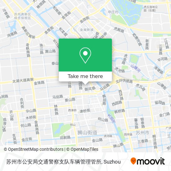 苏州市公安局交通警察支队车辆管理管所 map