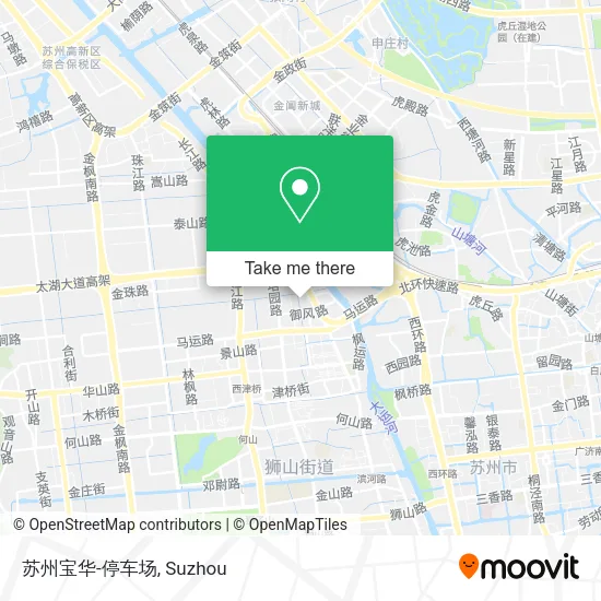 苏州宝华-停车场 map