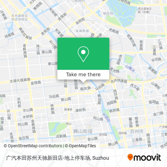 广汽本田苏州天驰新田店-地上停车场 map