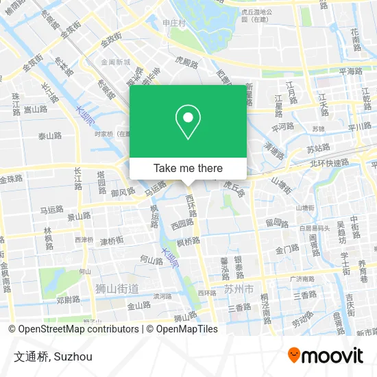 文通桥 map