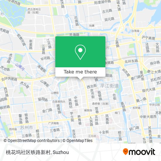 桃花坞社区铁路新村 map