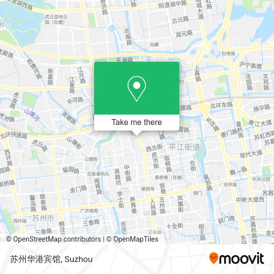 苏州华港宾馆 map
