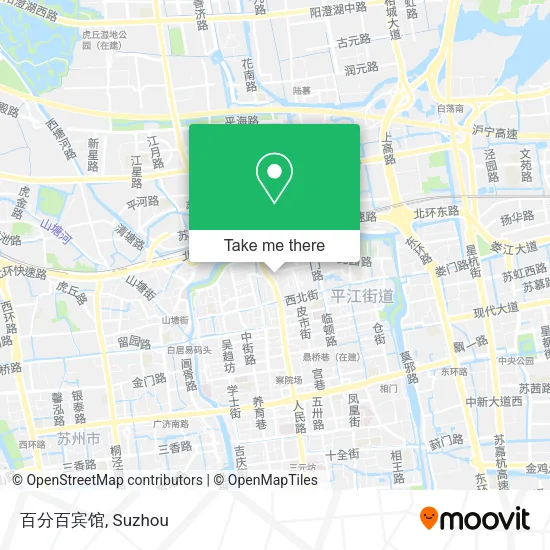百分百宾馆 map