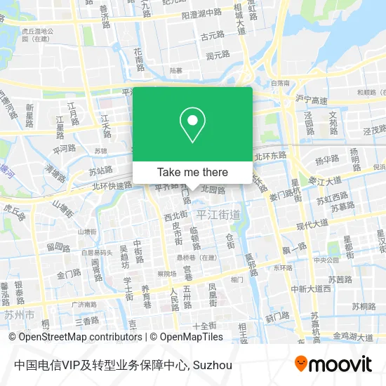 中国电信VIP及转型业务保障中心 map