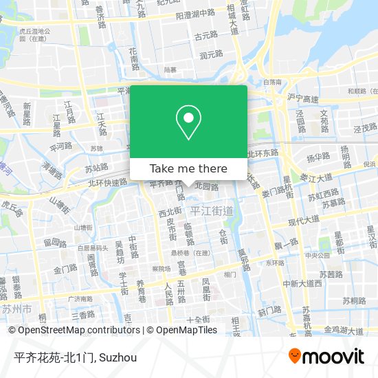 平齐花苑-北1门 map