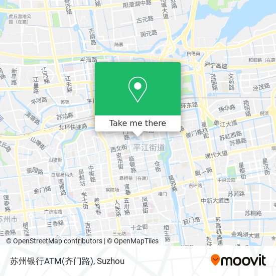 苏州银行ATM(齐门路) map