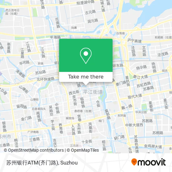 苏州银行ATM(齐门路) map