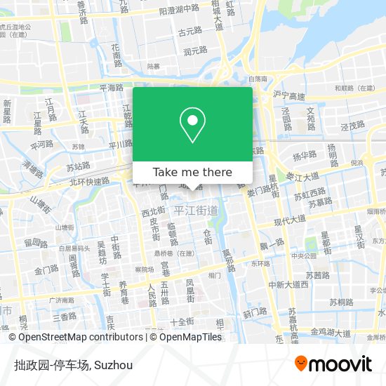 拙政园-停车场 map