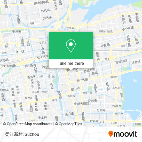 娄江新村 map