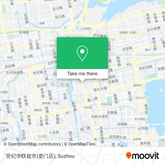 世纪华联超市(娄门店) map