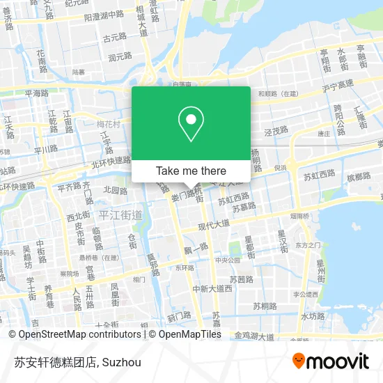 苏安轩德糕团店 map
