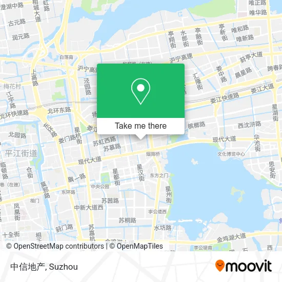 中信地产 map