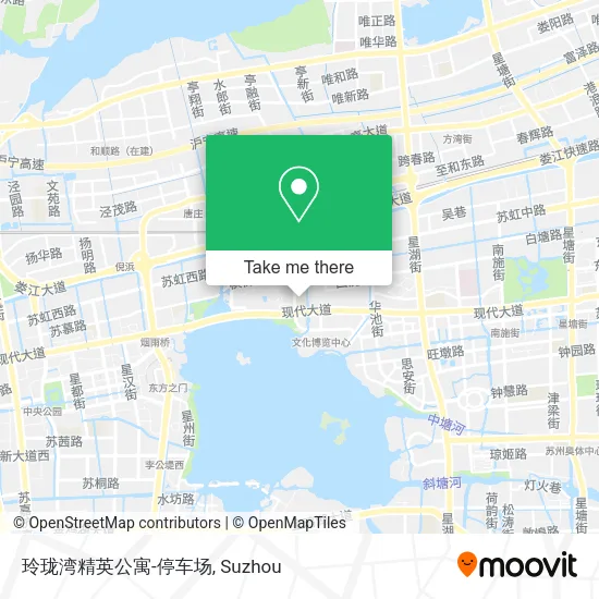 玲珑湾精英公寓-停车场 map