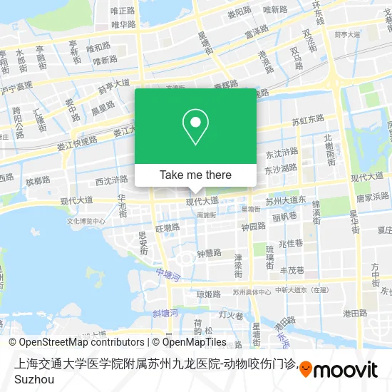 上海交通大学医学院附属苏州九龙医院-动物咬伤门诊 map